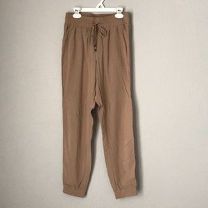 tan joggers